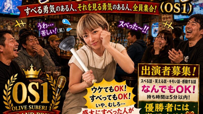 おりーぶスベリ1グランプリ‼️開催決定